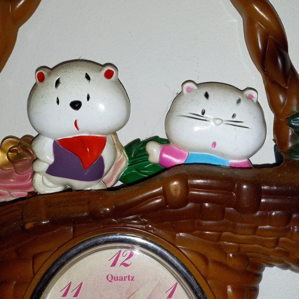 Sanrio Hello Kitty Quartz Musical Wall Vintage Clock